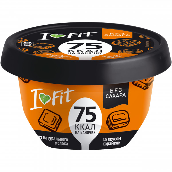 I LOVE FIT со вкусом Карамели 95гр. (*12шт.)