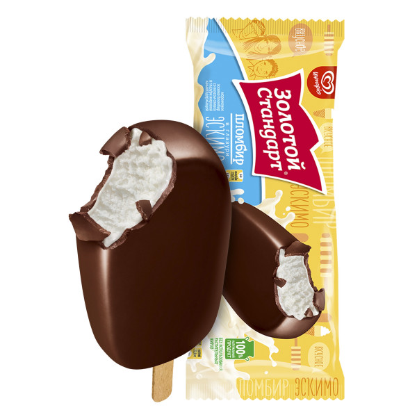 "Золотой стандарт" Эскимо в глазури 64гр. (*28шт.)