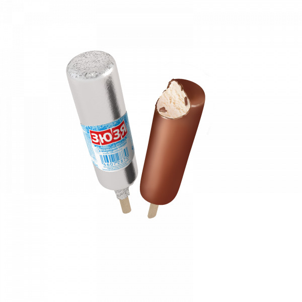 0850 Эскимо "ЗюЗя" в шок. глазури 80гр. (*40шт.) <Чистая линия>