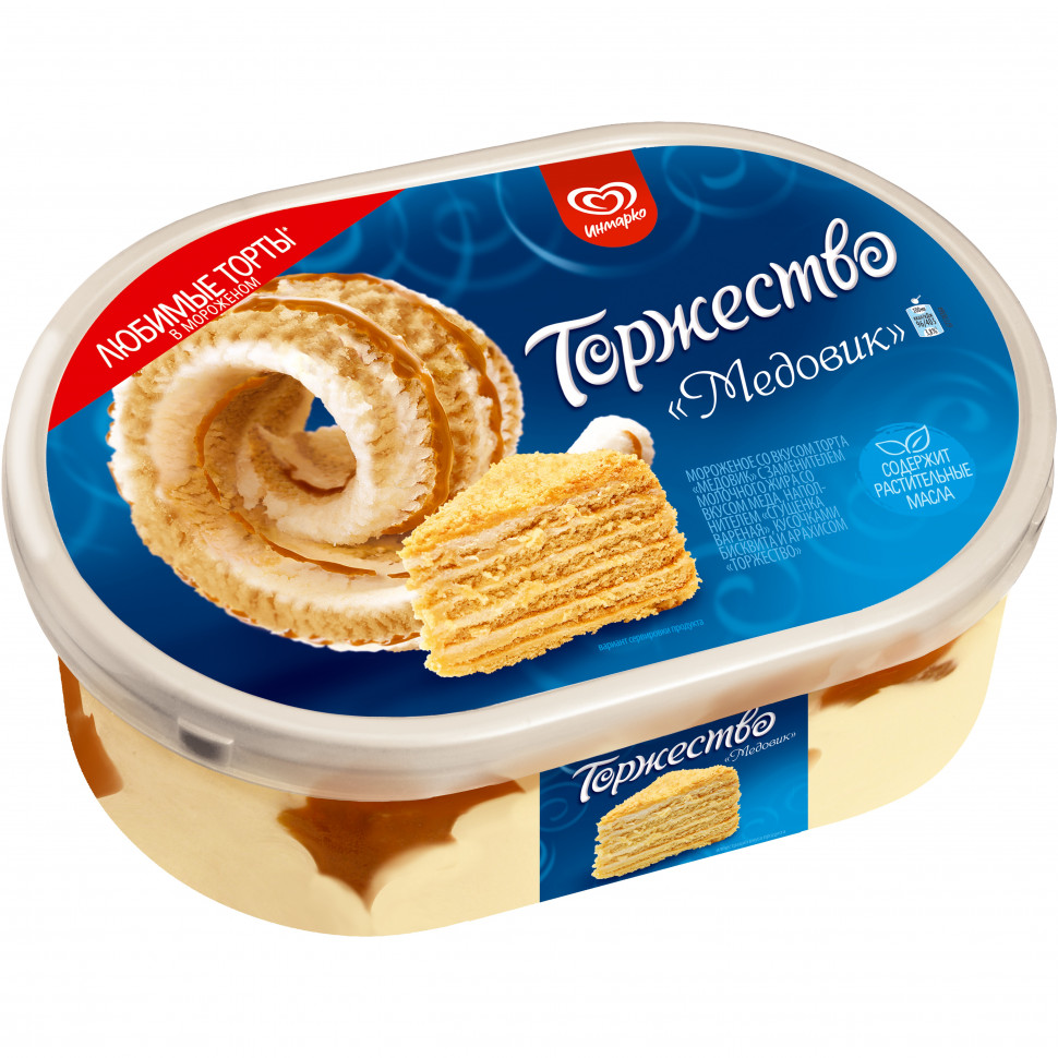Торжество "Медовик" Контейнер 430гр. (*6шт.)