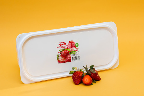 Ванночка Клубничное 6% "Папито" 2000гр. (*2шт.)