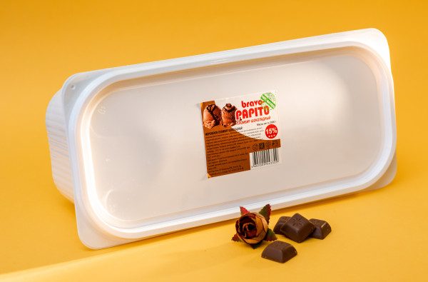 Ванночка Шоколадное 6% "Папито" 2000гр. (*2шт.)